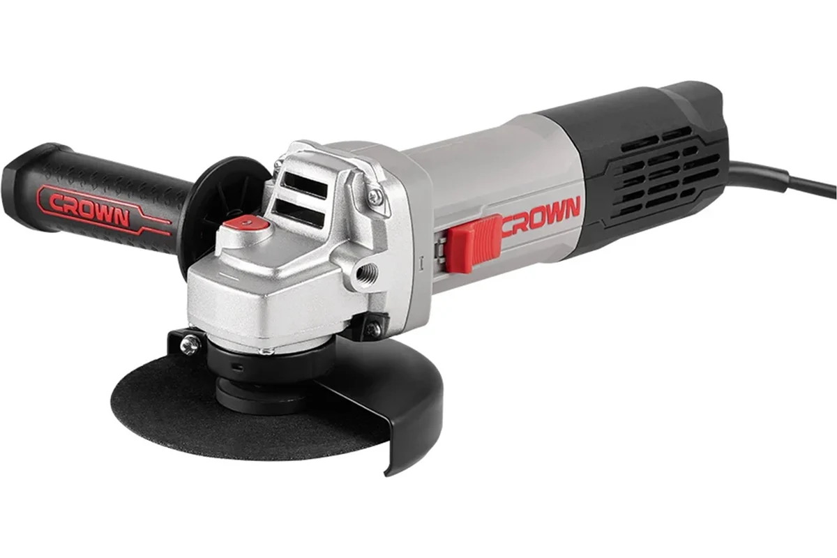 Угловая шлифовальная машина CROWN CT13567-125R,  1010Вт, 12000 об/мин, М14, 125мм, 2 кг, защита от п