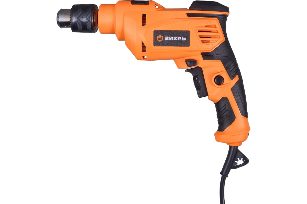 ВИХРЬ ДУ-850  Дрель ударная, 850 Вт, 1-ск, КЛП 13мм, 0-3000 об/мин, 1,9 кг