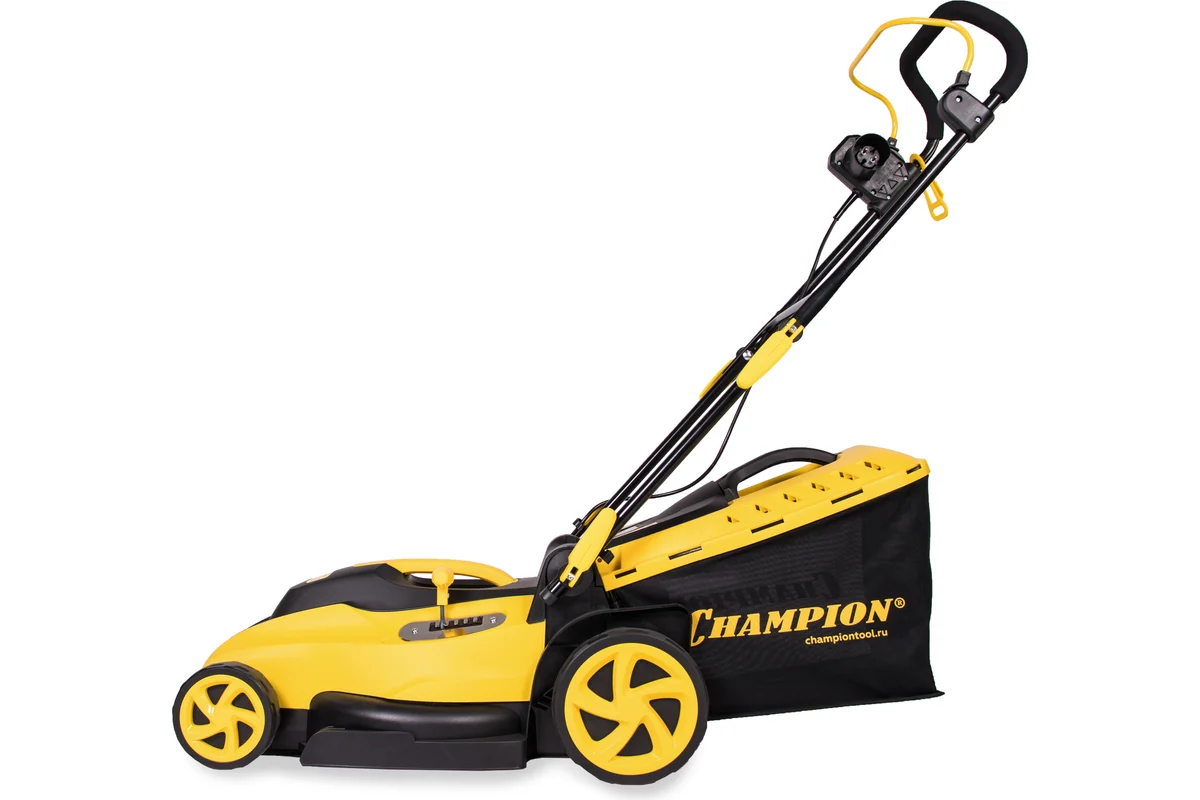 Газонокосилка электр. CHAMPION EM3815, 1,6кВт, выс. скаш. 20 - 70 мм,ширина скаш.380мм 11,5кг