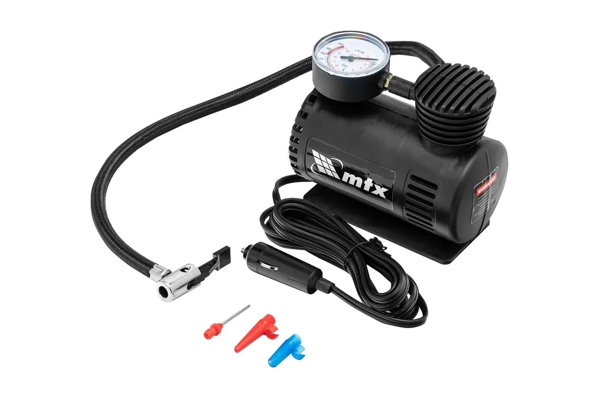 Компрессор автомобильный С-12, 12 В, 17 атм., 12 л/мин// MTX
