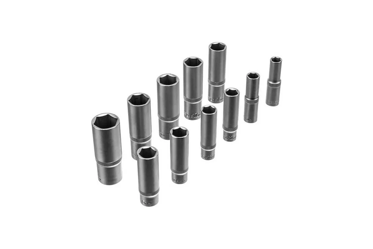 Набор инструментов, 1/2", 3/8", 1/4", пластиковый кейс 172 предм.// Сибртех