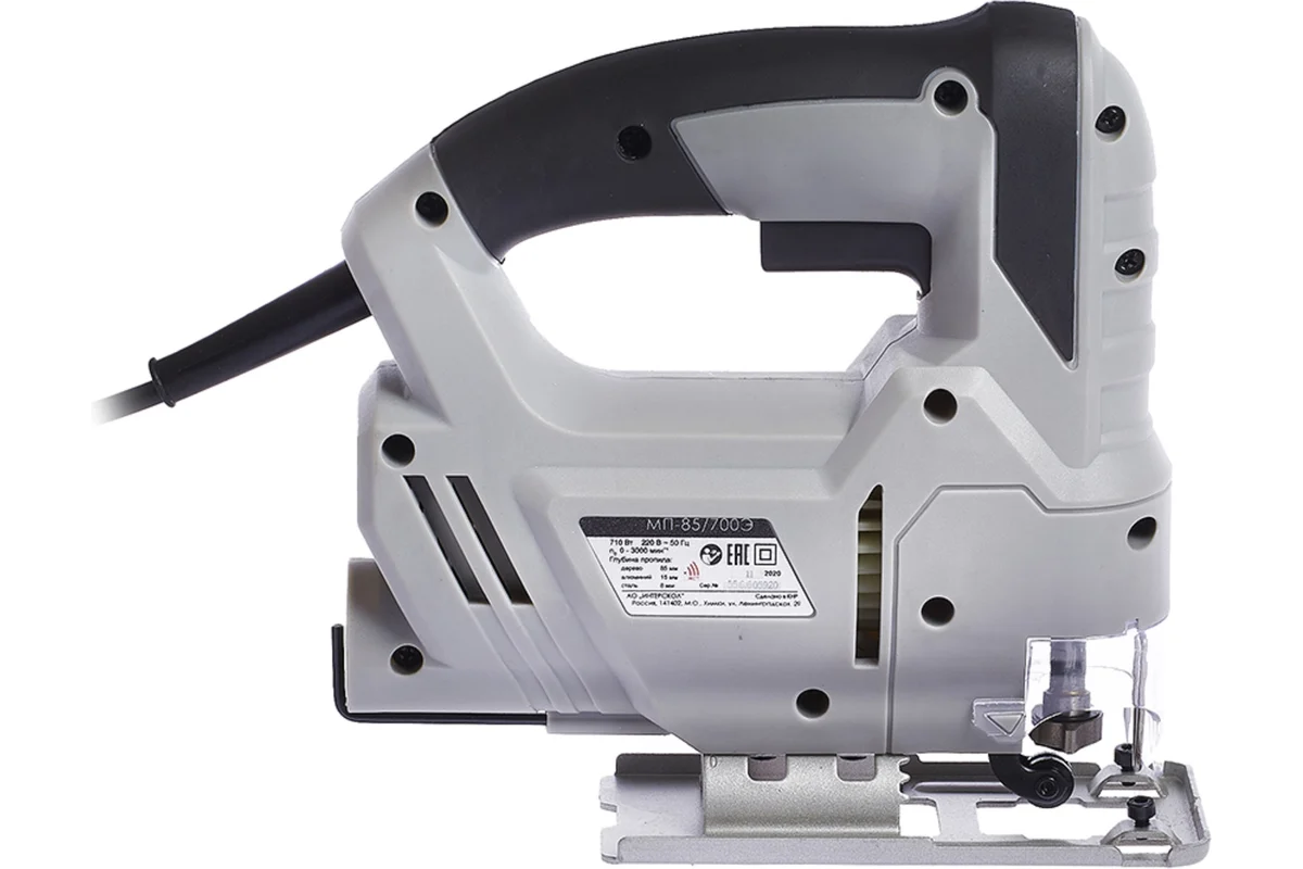 МП 85/700Э ИНТЕРСКОЛ  Эл.лобзик 700 Вт, пропил 85мм, 800-3000ход/мин