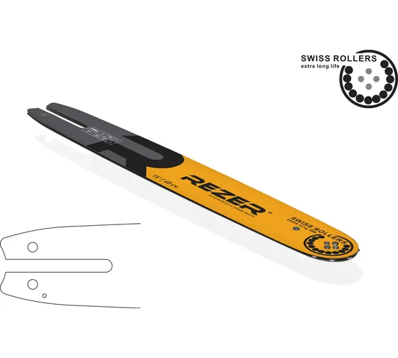 Шина 16"  3/8х1,3х55зв REZER сварная (Stihl MS 180,230,250)