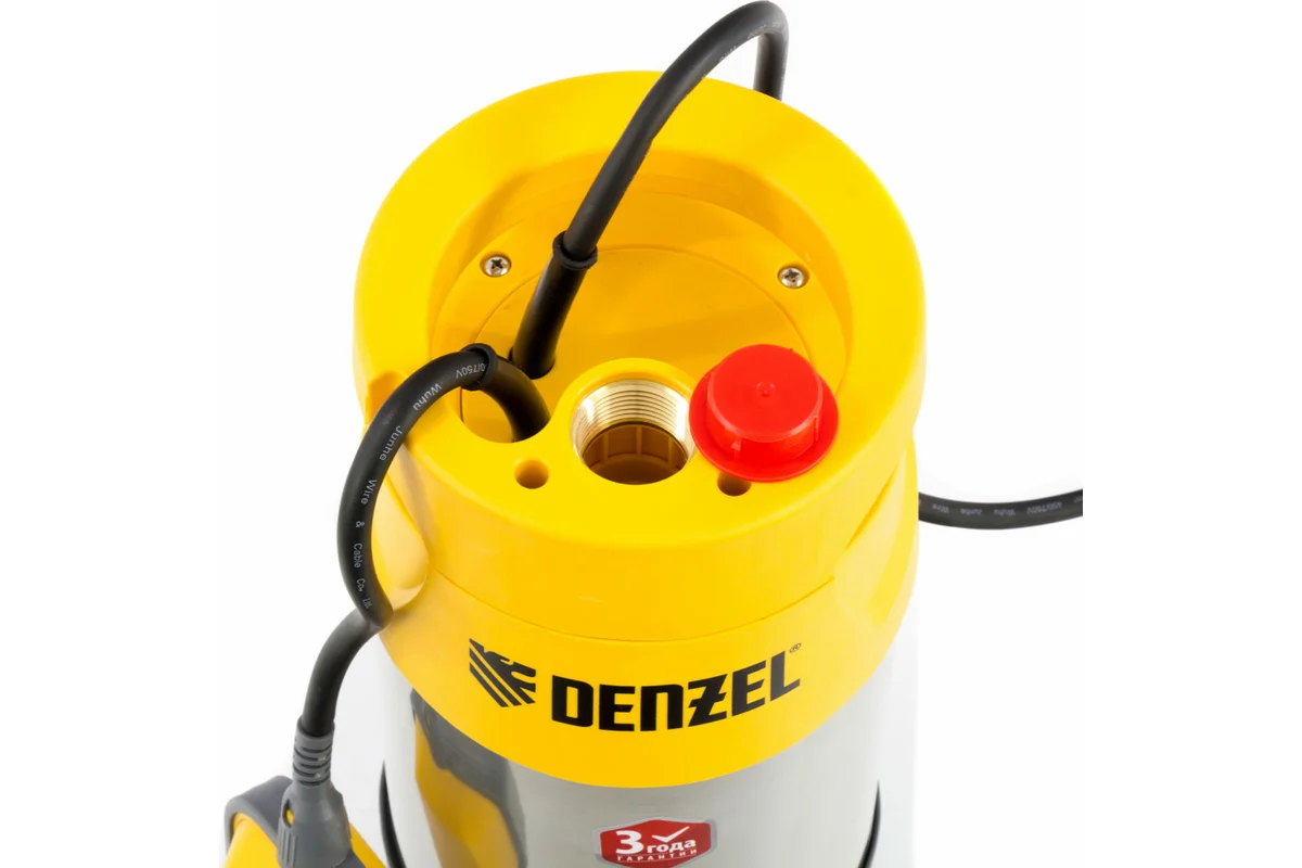 Погружной насос высокого давления PH1100, 1100Вт, подъем 40м, 5500 л/ч// Denzel