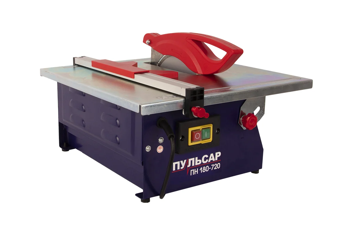 Эл. плиткорез ПУЛЬСАР ПН 180-720 720Вт, 180х22,2мм стол 385-395мм,проп 34мм,10кг