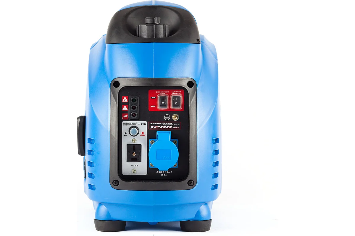 Бензогенератор инверт.ЗУБР ЗИГ-1200 220 В, 4х тактн., номин.мощность 1 кВт