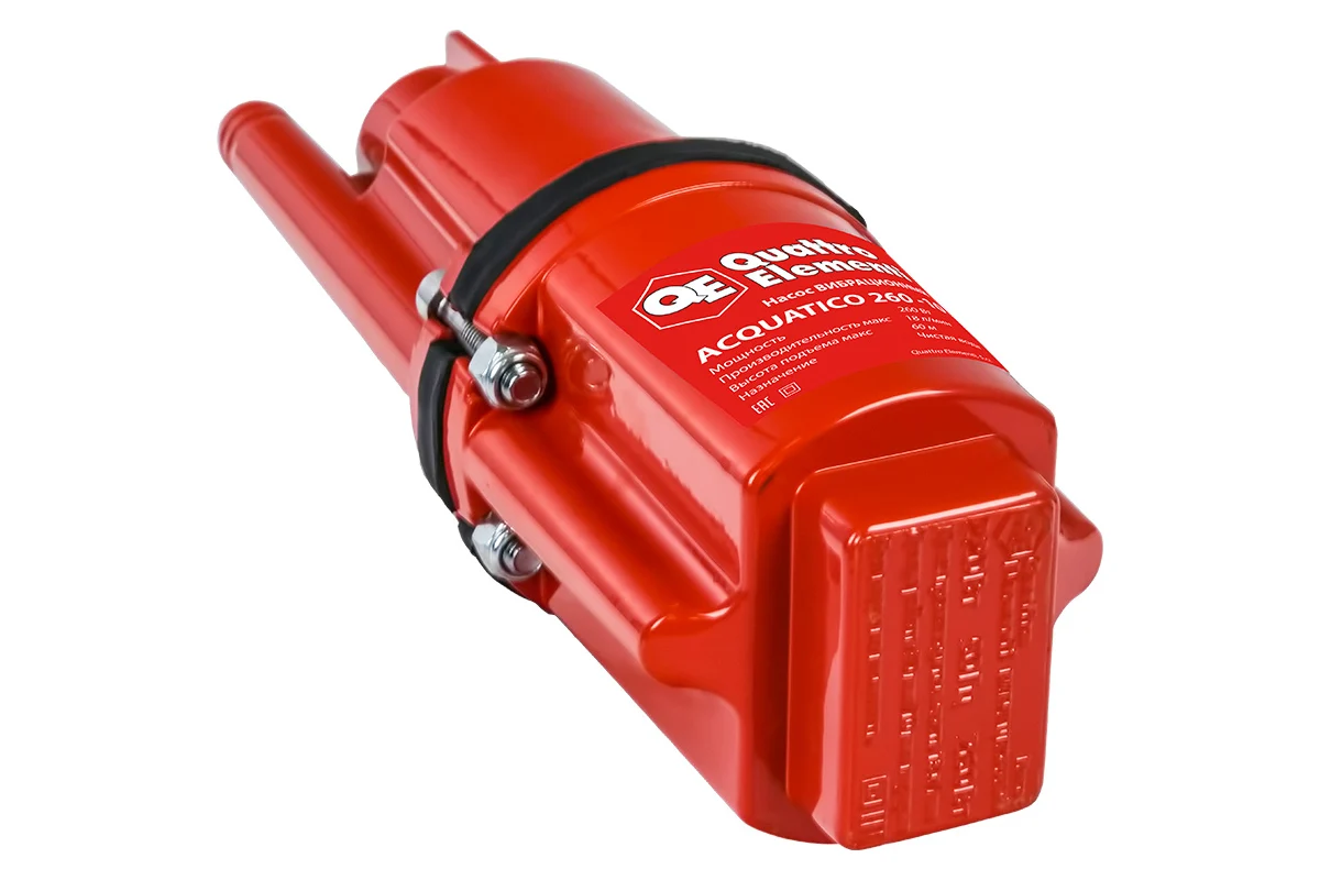 Вибрационный насос QUATTRO ELEMENTI Acquatico 260-25 (260 Вт, 1080 л/ч, для чистой, 60м, кабель25 м,