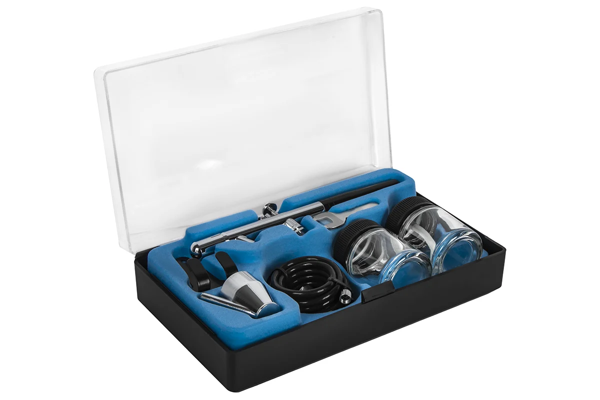 Краскопульт-Аэрограф QUATTRO ELEMENTI сопло 0,35 мм, профи 	