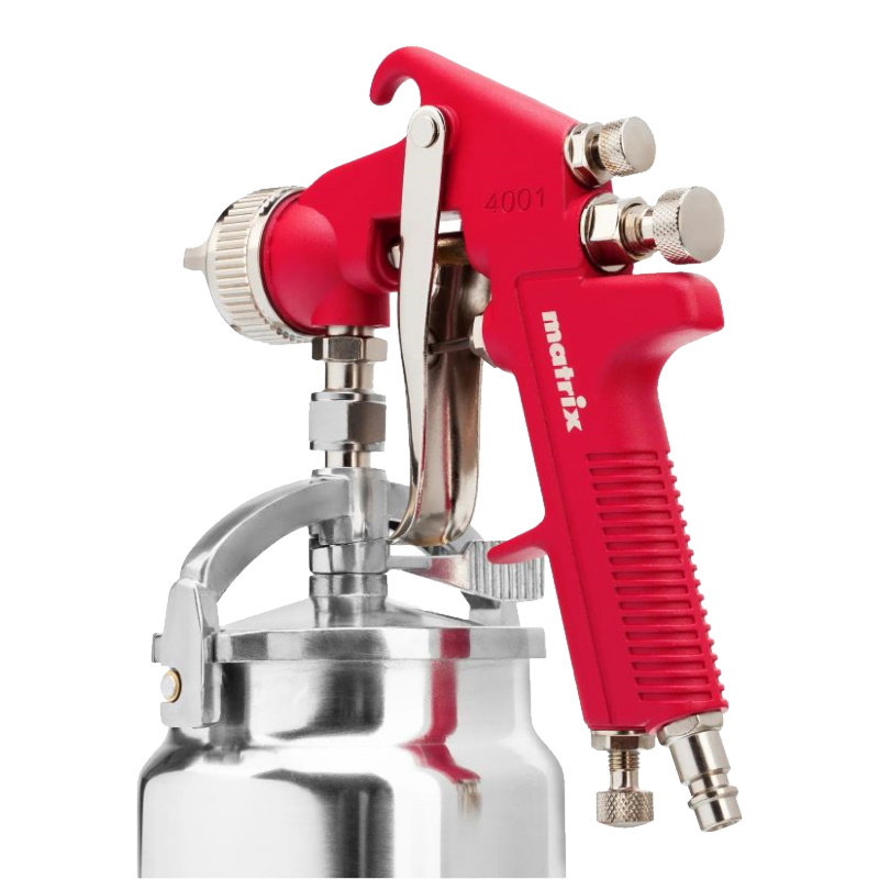 Краскораспылитель HP пневмат. с нижним бачком V= 1 л, сопло диаметром 1.8 мм// Matrix