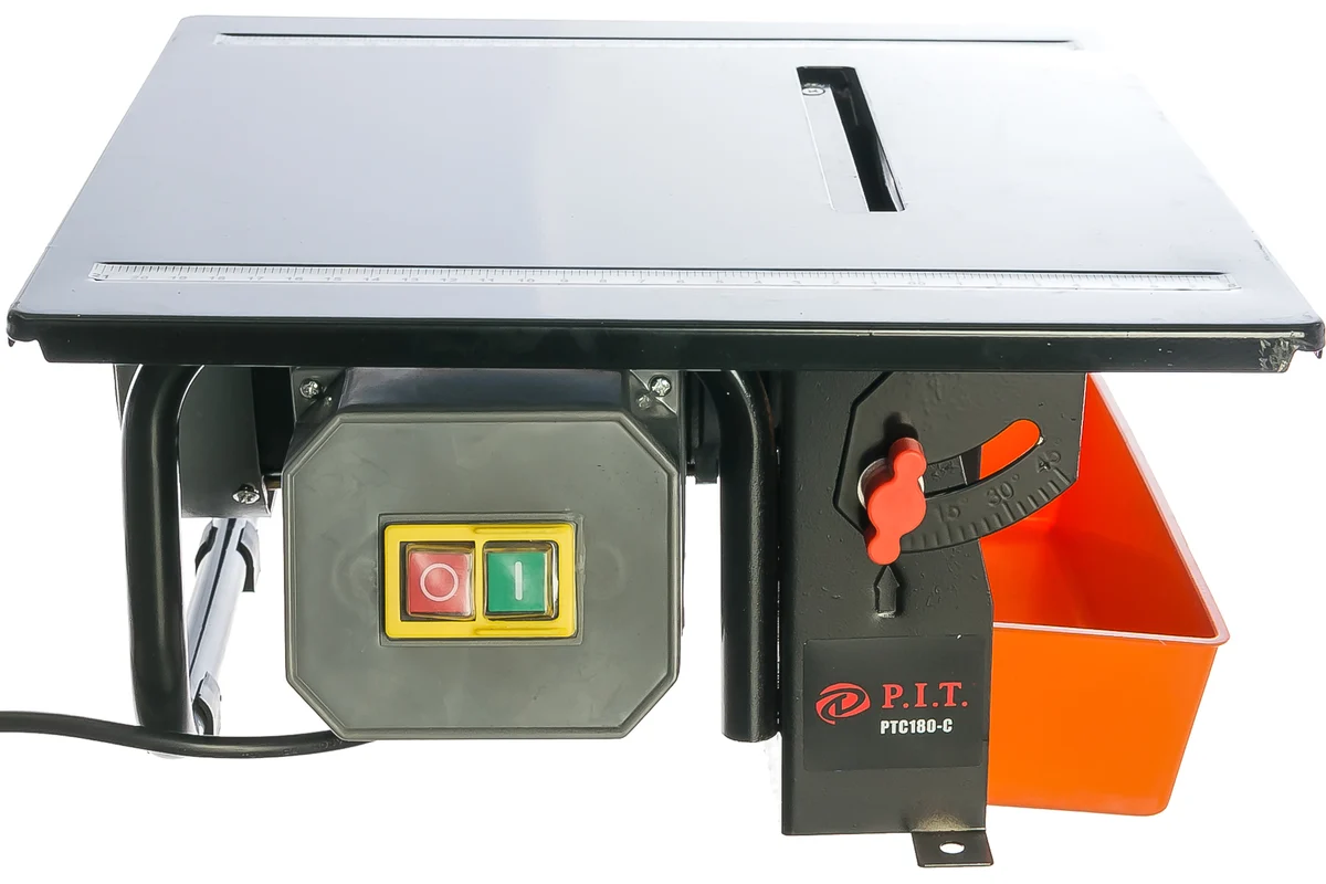 Плиткорез электрич. P.I.T. PTC180-C МАСТЕР (650Вт, 2950об/мин, 180х22,2мм, 360х330мм, 23/35мм, 45°)
