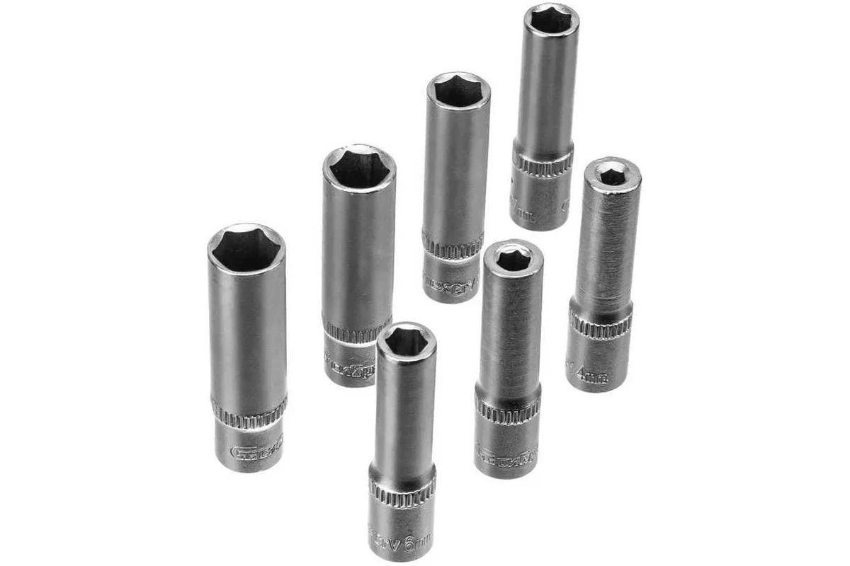 Набор инструментов, 1/2", 3/8", 1/4", пластиковый кейс 172 предм.// Сибртех