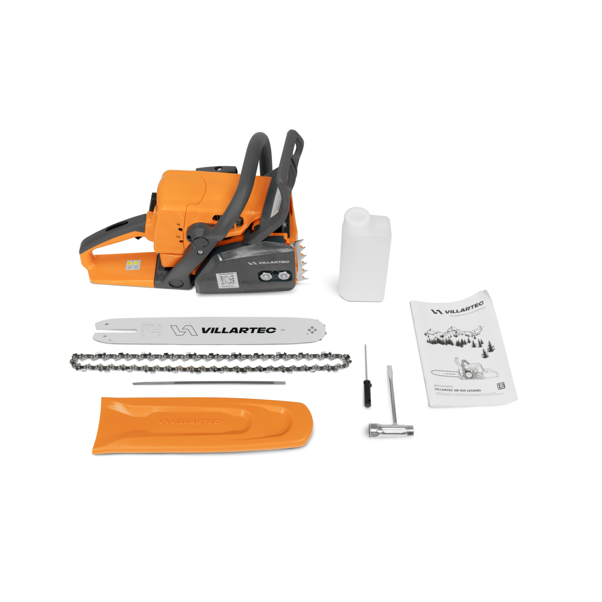 Бензопила VILLARTEC SB025 Legend, шина 14" (35 см.) 1.3, Цепь 3/8 1.3 50 зв.