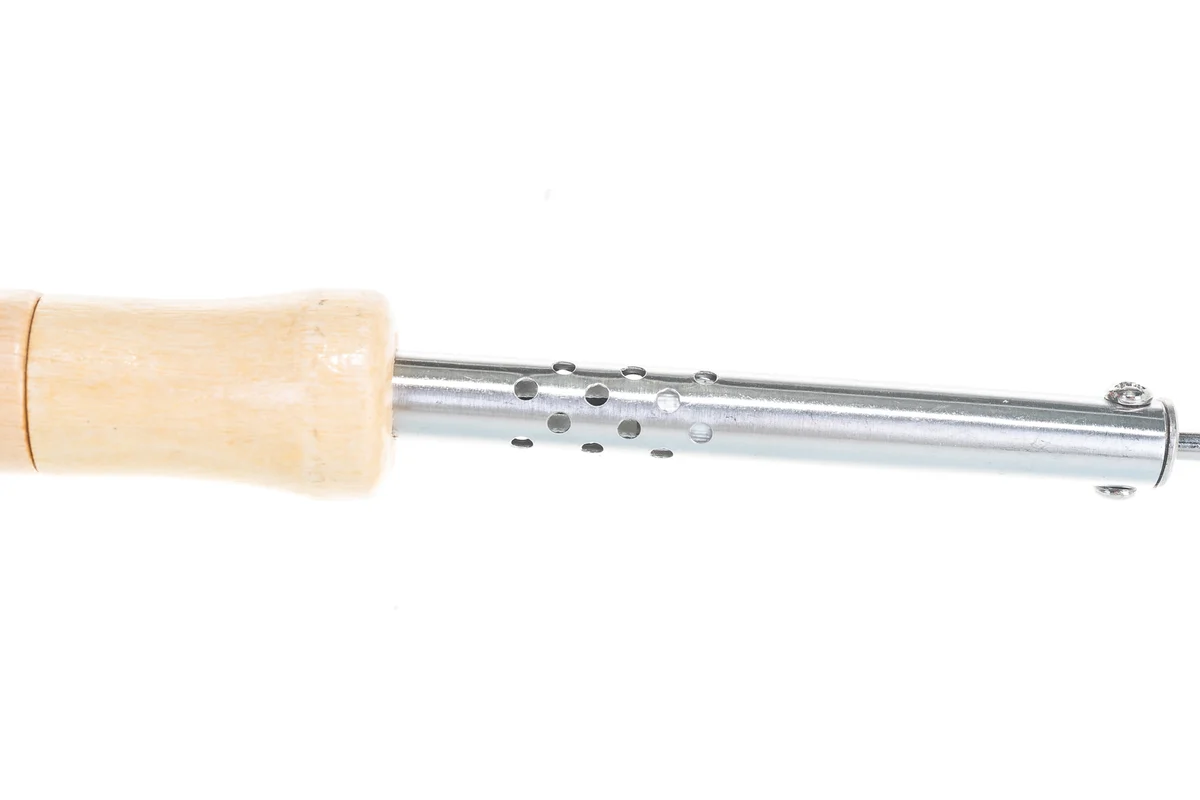 Паяльник с ручкой из дерева, 40 Вт// Sparta