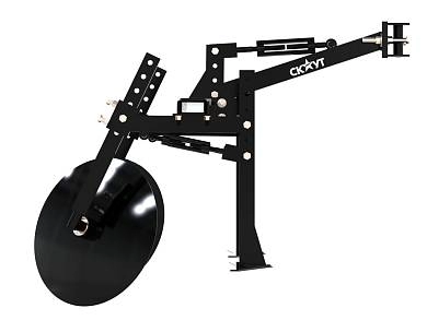 Комплект для прополки и окучивания GS-121 (с плоскорезами) для минитрактора СКАУТ