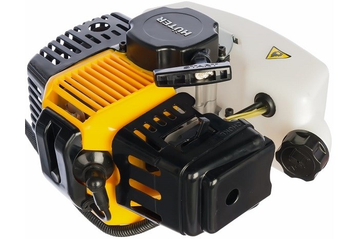 Бензотриммер HUTER GGT-1500S 2х-тактн., 1,5 кВт,2 л/с, прям.разборная штанга, вело-руль, нож/леска