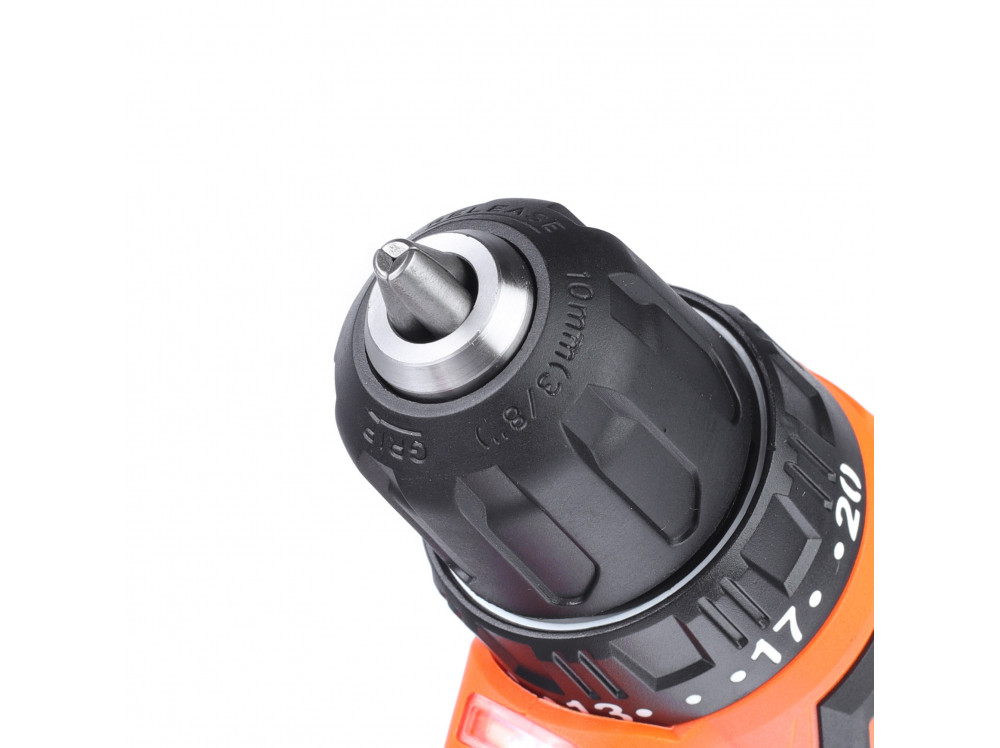 Дрель-шуруповерт аккумуляторная PATRIOT BR 368Li, две АКБ Li-Ion, 12В, 2,0 Ач, 45Нм, 2 скорости, кей