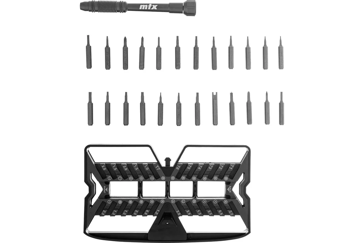 Набор для точных работ 26 в 1, универсальный, сталь CrV// MTX