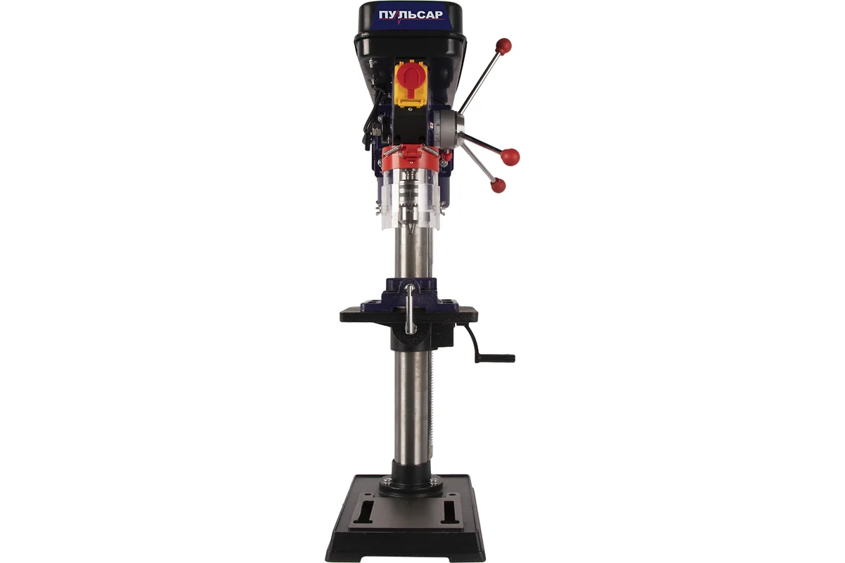Сверлильный станок ПУЛЬСАР СС 600 + тиски 600Вт,16мм,12 ск. 220-2450об/мин