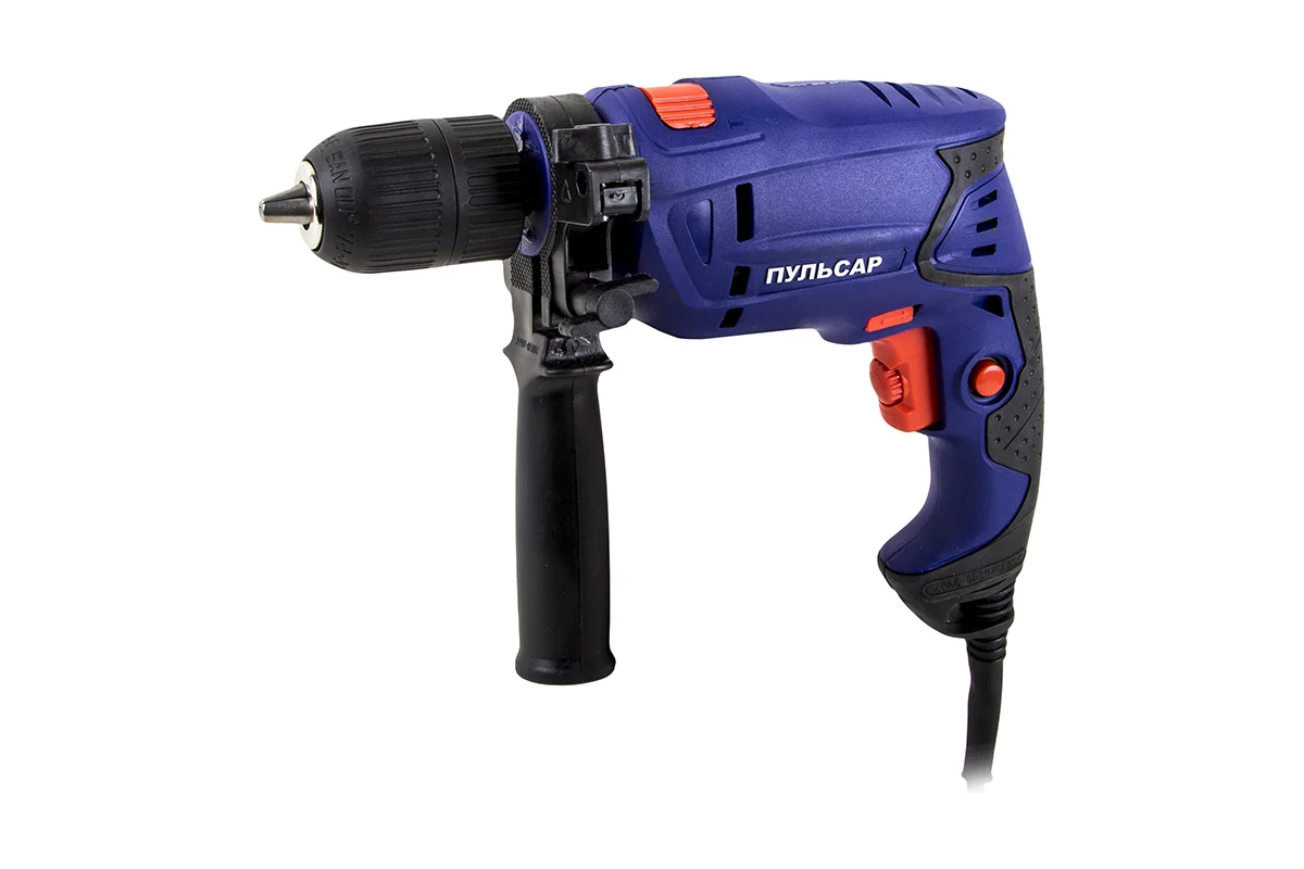 Дрель ударная ПУЛЬСАР ДУ 600 600Вт, БЗП 13мм 1,7кг