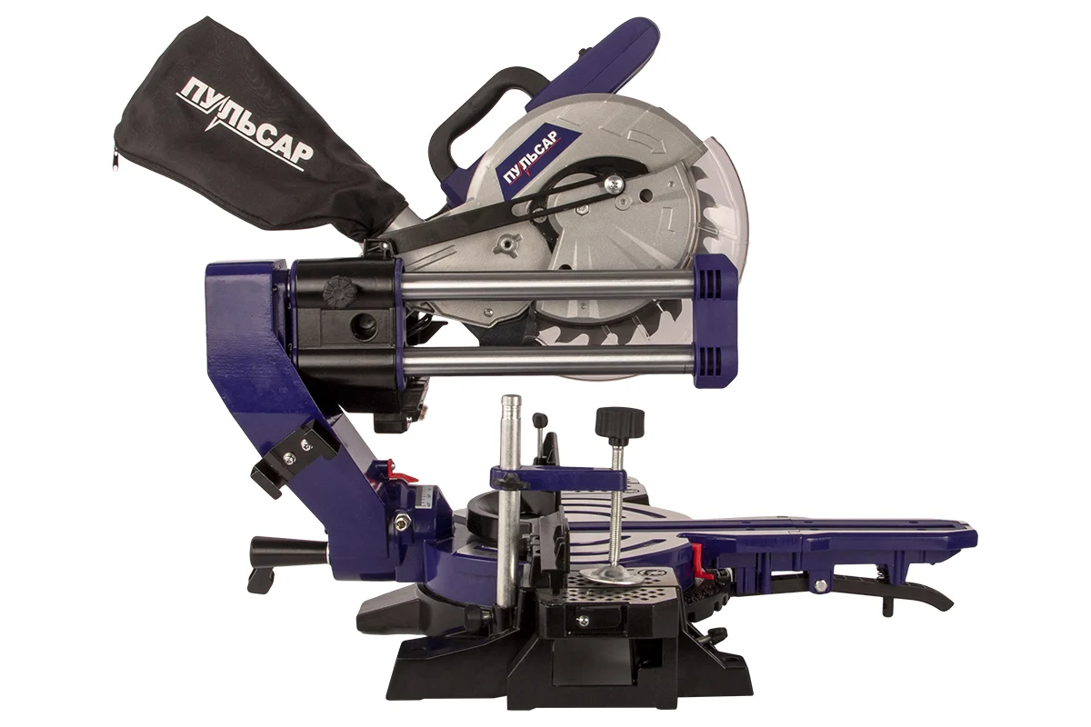 Пила торцовочная ПУЛЬСАР ПТН 210-1900 (1900Вт, 210х30мм, рез 65х300мм,направл,лазер 11 кг) 