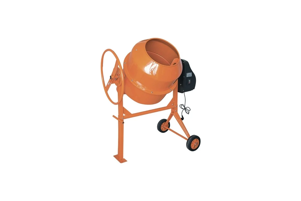 Бетоносмеситель СБР-132А, 220В, 0,7кВт, объем 132л, готовой смеси 65кг