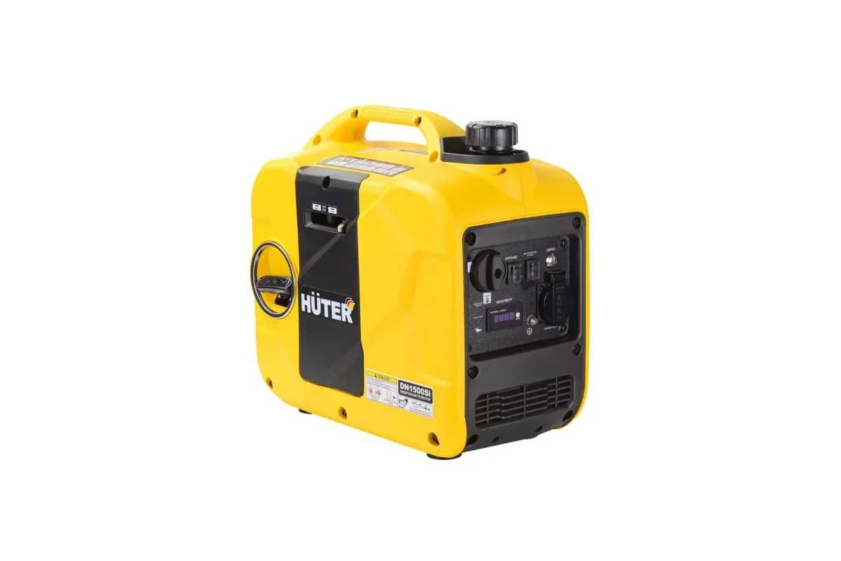 Инверторный генератор DN1500Si Аи-92,1200Вт, бак-3л, стартер ручн., 14кг.// Huter