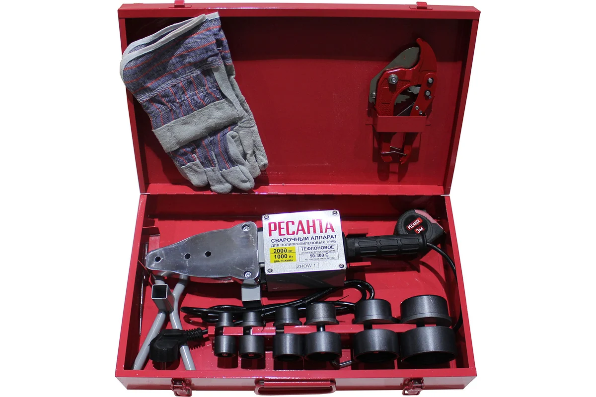 Аппарат для сварки пластиковых труб АСПТ-2000 Ресанта