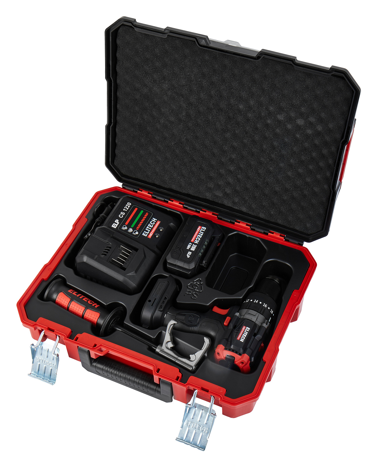 ELITECH CD 20BL2 (E2201.042.01)Дрель ак(уд),б\щет,20В,1х4.0Ач,ELP,БЗП-13мм,0-550\1600об\м,130Нм,1.4к