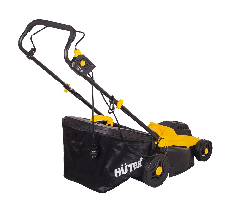 Эл.газонокосилка HUTER ELM-1800P, 1,8 кВт, ширина кошения 42 см, высота кош. 28-50 мм, травосб.45л.