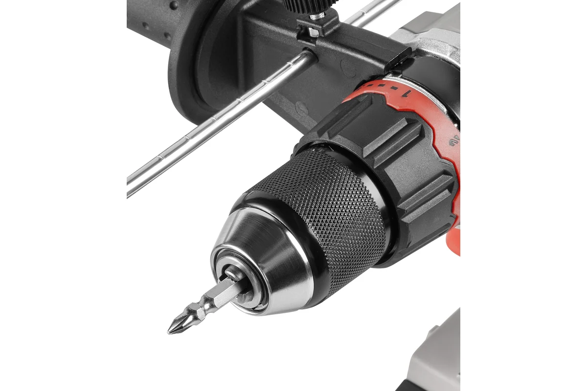 Аккумуляторный шуруповерт CROWN CT21076HMX-4 BMC, 20В, 2х4АчLi, БЗП 13мм,60/40Нм, 1,56кг