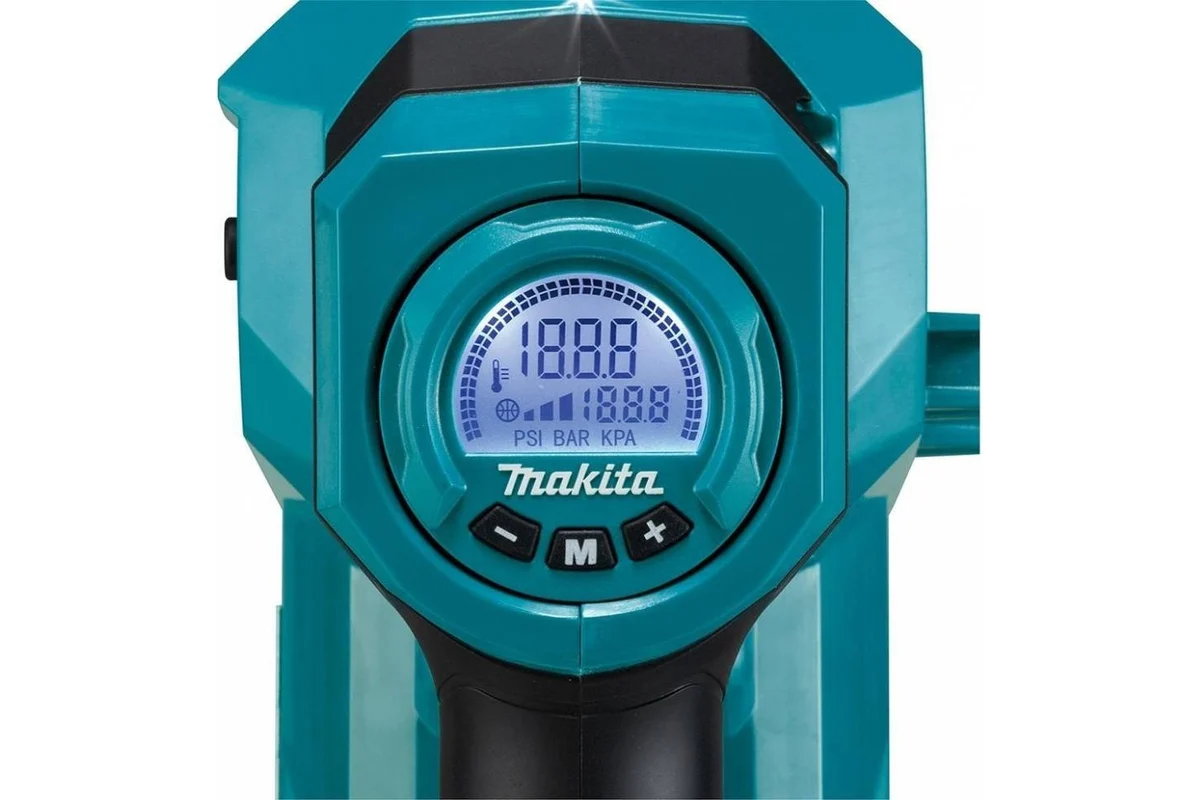 Makita Насос автомобильный аккум. LXT 15B, 11,1 бар, 3 скорости, XPT, насадки, без аккум. и з/у.