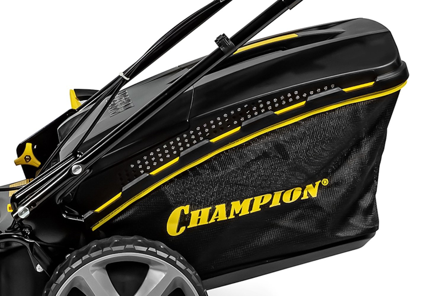 Газонокосилка CHAMPION LM5344 (PRO 4,4кВт привод 525мм 65л 25-75мм 1рычаг/6, 38кг 4в1)