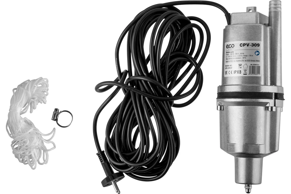 Насос вибрационный ECO CPV-309 нижний забор