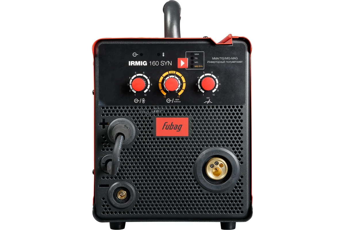 Сварочный полуавтомат IRMIG 160 FUBAG SYN, инверторный, от 30-160А, пров-а 0,8-1,0мм + горелка