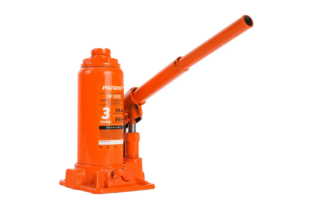 Домкрат бутылочный PATRIOT DB 3000 3T