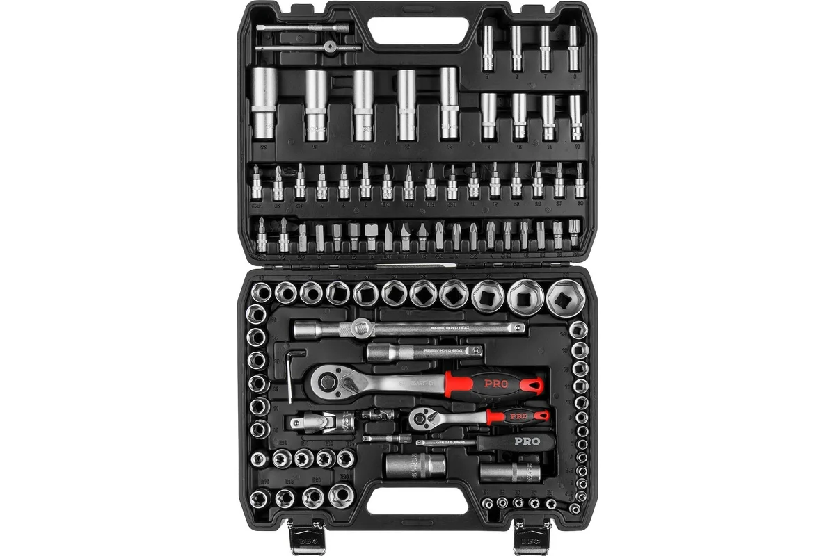 Набор головок и бит 108пр. 1/4",1/2" PRO STARTUL STUTTGART (PRO-108S)