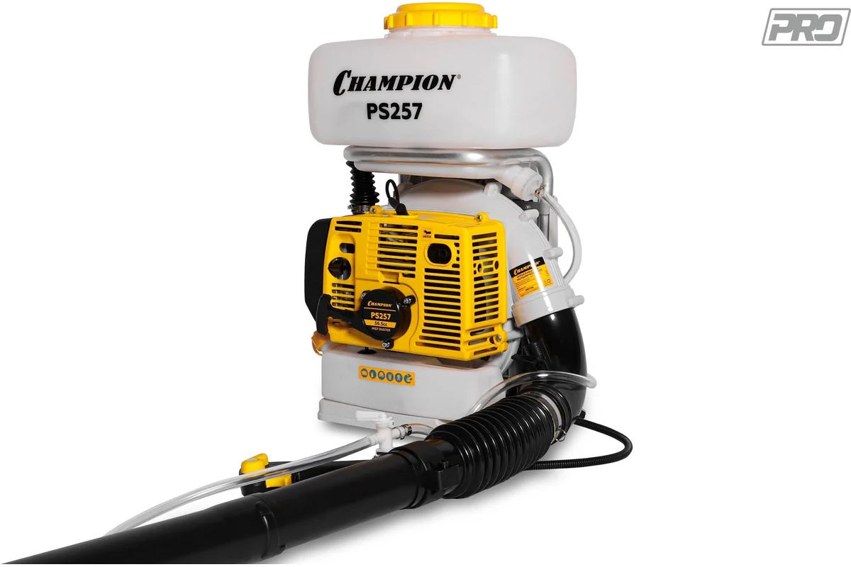 Опрыскиватель-распылитель CHAMPION PS257 (2,5кВт 56,5см³ 15м бак 14л  0,14-3,03 л/мин 11,3кг)