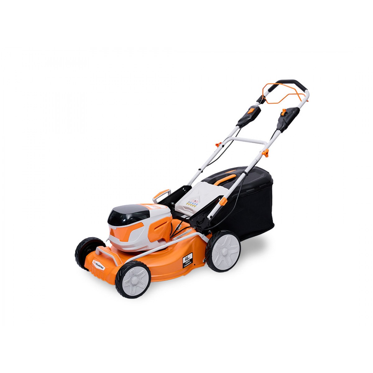 Аккумуляторная газонокосилка  VILLARTEC MA4046T (40V,2Ач)шир.кош 46см.,самоходн,травосб. 55л.,23,6кг