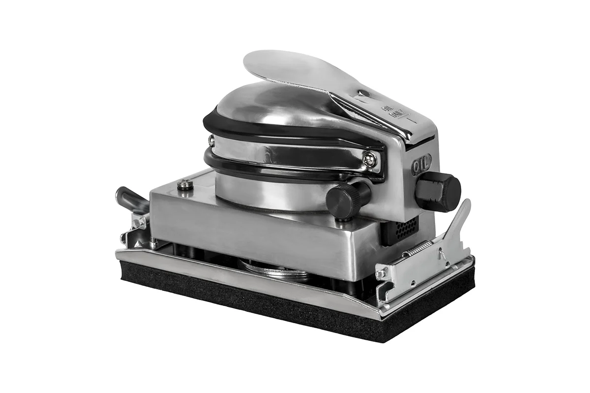 Шлифмашина пневматическая QUATTRO ELEMENTI вибрационная, 170 х 90 мм,  разъем EURO