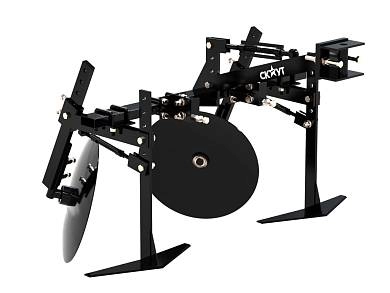 Комплект для прополки и окучивания GS-121 (с плоскорезами) для минитрактора СКАУТ