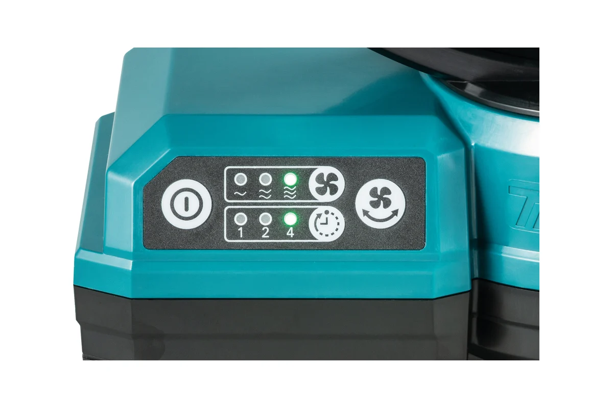 MAKITA DCF203Z Вентилятор аккум. LXT 18В  Li-ion, 235мм, 3-скорости, б\ак и з\у, блок питания 220В