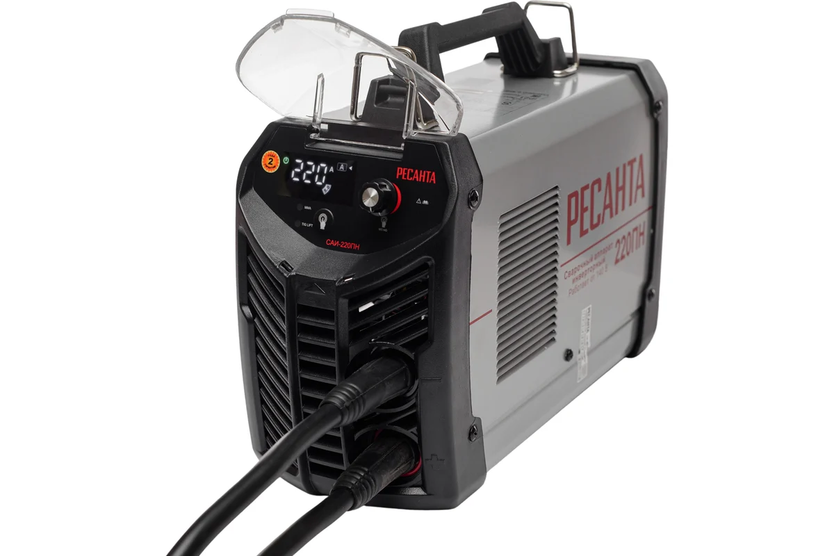 РЕСАНТА, САИ-220ПН. Инверторный сварочный аппарат пониж. напр., 140-260В, 30А, 10-220А, 5мм