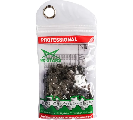 Цепь пильная 56 / 3\8" LP /.050" /1,3мм "MD-STARS"