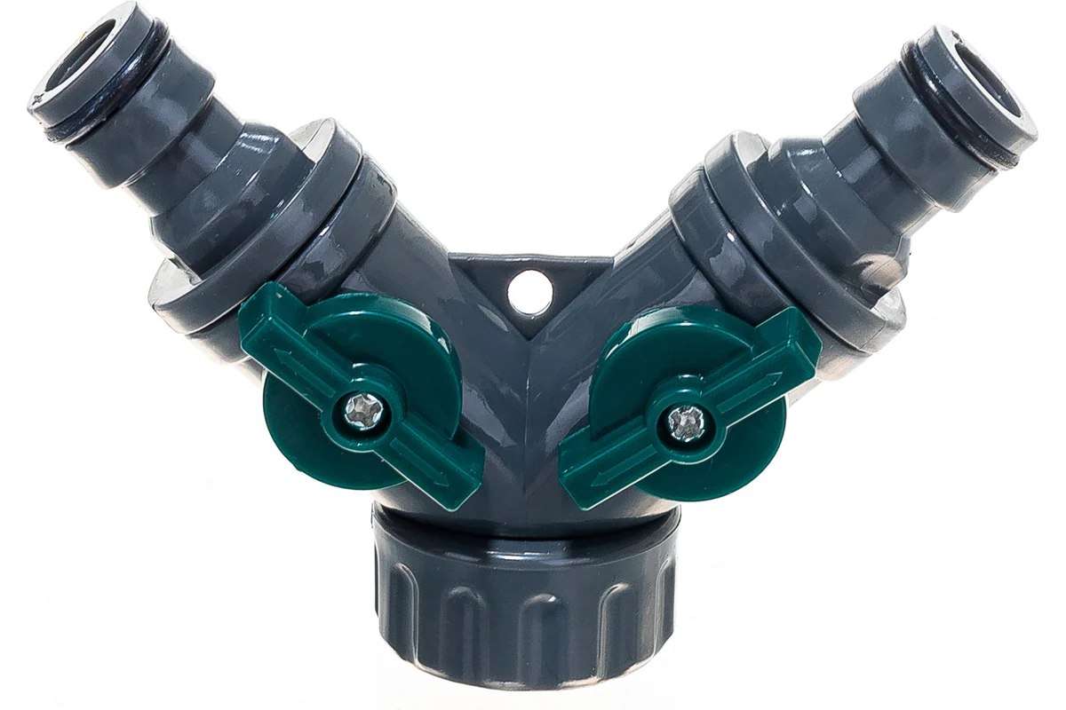 Распределитель 2-х канальный пластиковый