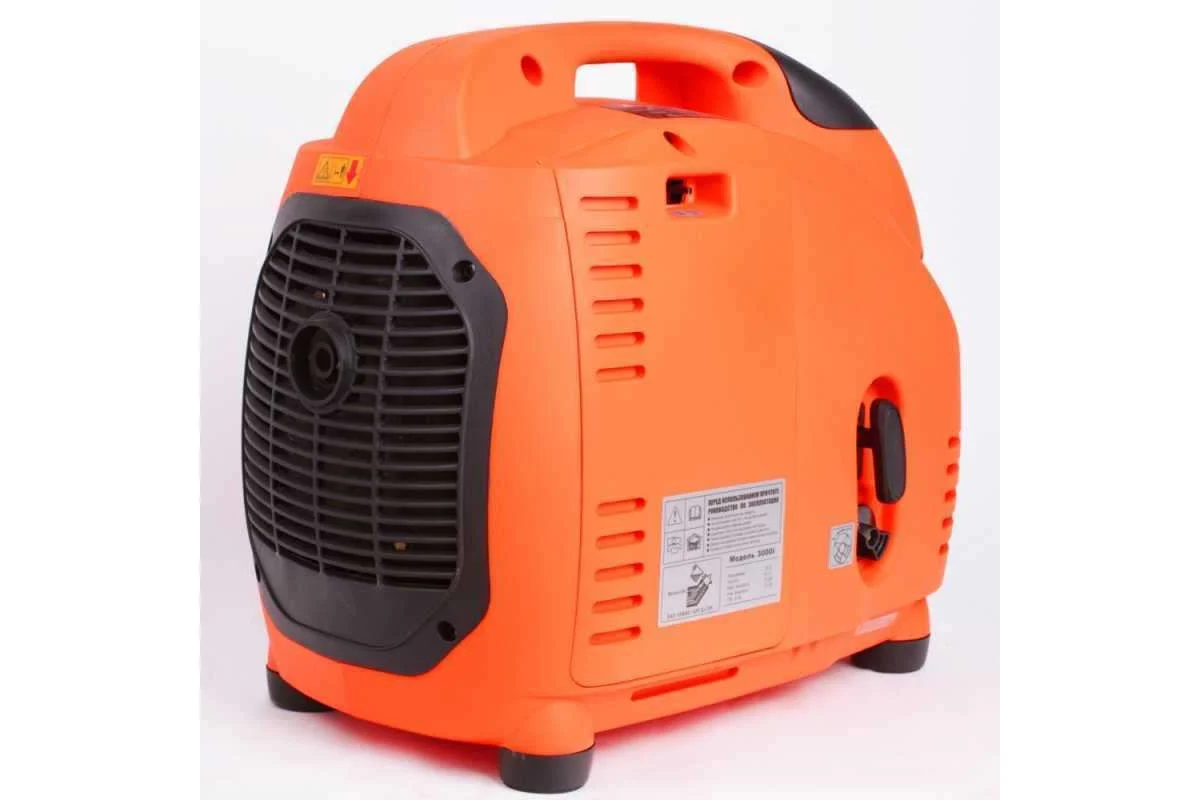 Генератор инверторный PATRIOT GP 3000i, 3,0/3,5 кВт, уровень шума 63 dB, вес 29,5 кг