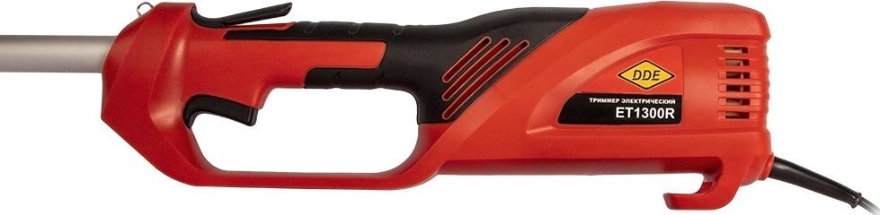 Триммер электрический DDE ET1300R, 1300Вт, верх.двиг. разъём.прям.вал. ременю+диск