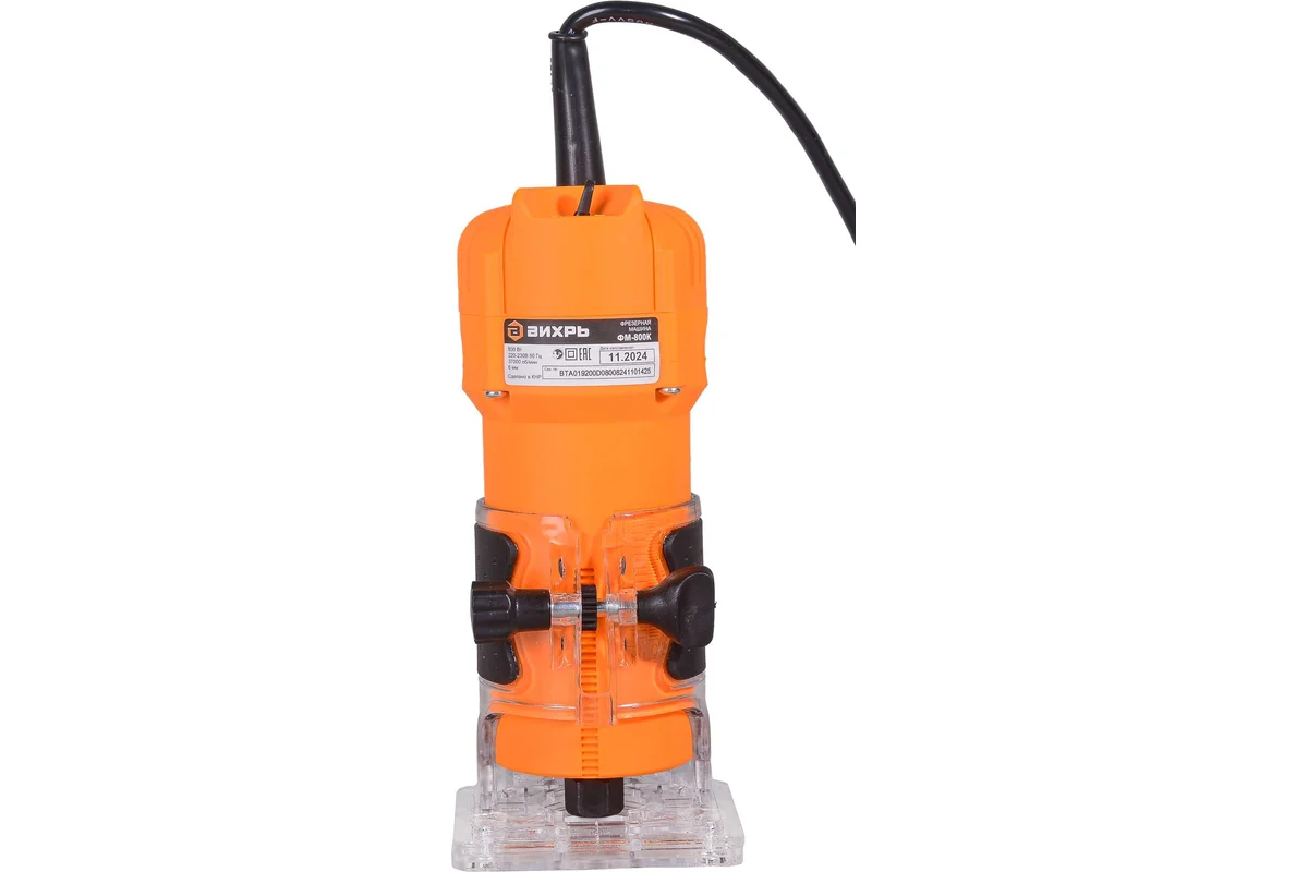 Фрезерная машина ФМ-800К с набором фрез 12 шт Вихрь