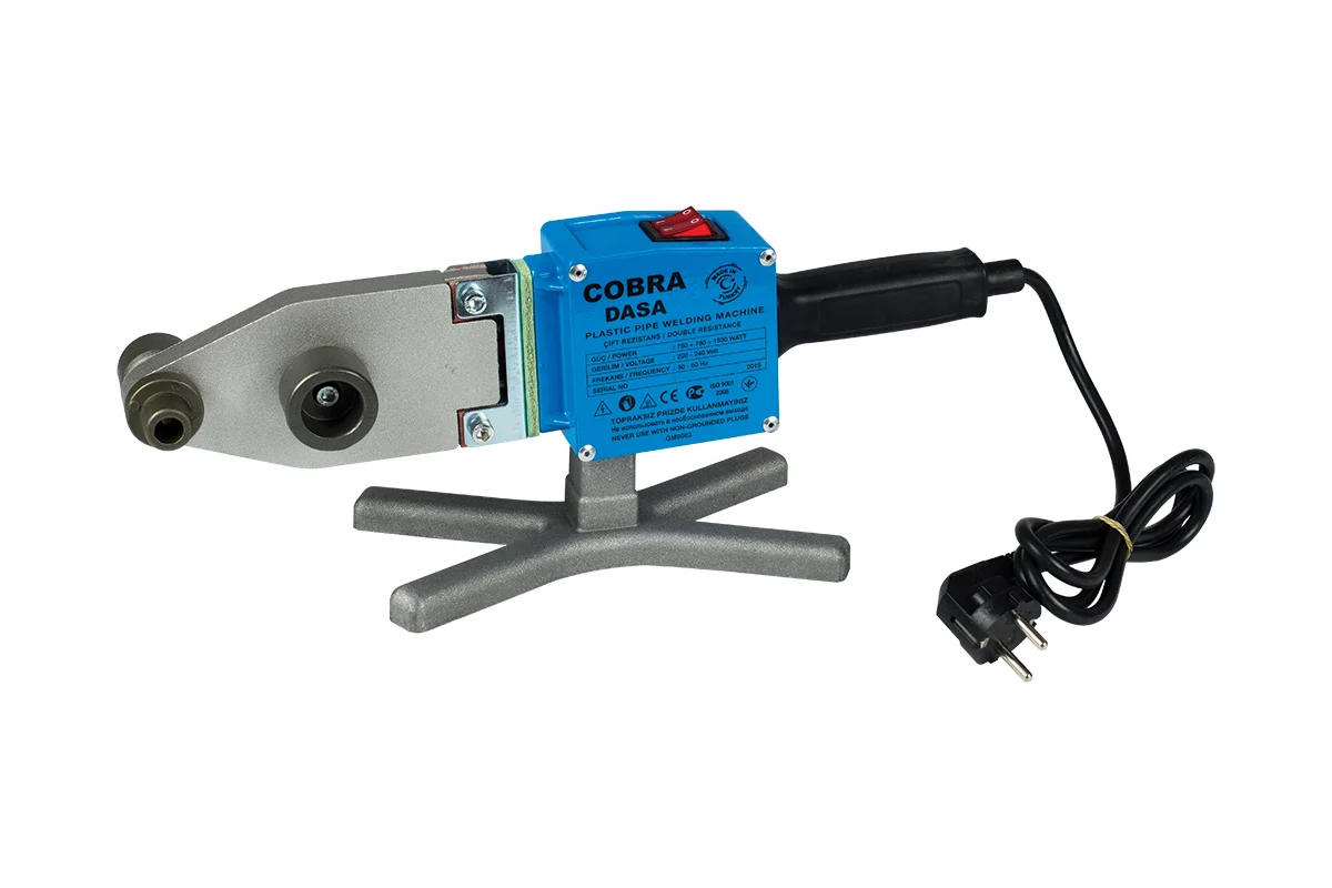 Паяльник COBRA DASA GM 0003, 1500Вт, насадки Ø 20/25/32/40, для полипропиленовых труб