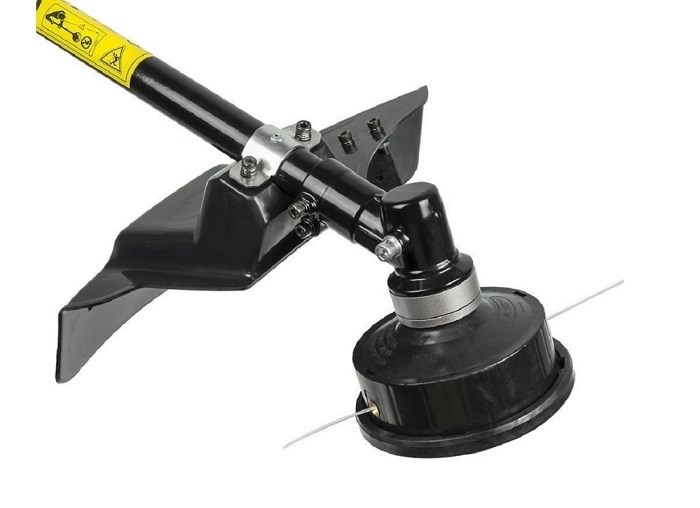 Электротриммер HUTER GET-1500B 1,5 кВт, леска ф 2 мм/нож, 8000 об/мин, прям.штанга,велосип.ручка