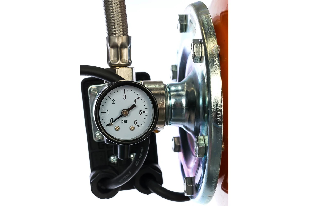 ВИХРЬ Насосная станция АСВ-1200/24Н,1,2кВт, ресивер 24л, гл. вс. 9м, h подъема 45м,70л/мин, эжектор